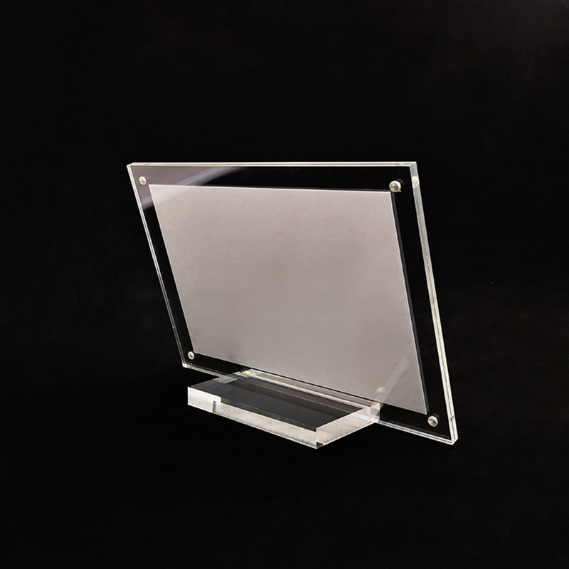 Desk Setup Poster - Acrylic Desktop Display Frame Transparent Photo