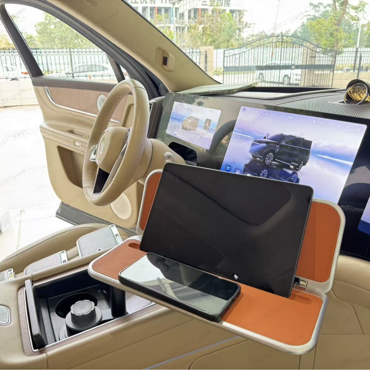 Desk Setup Notebook - New Car Foldable Tray Table, Portable