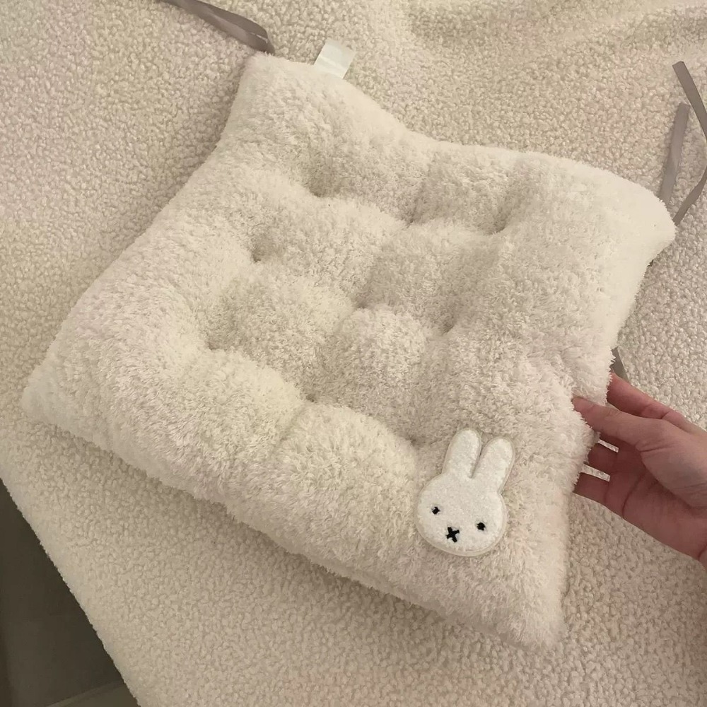 Desk Setup Ergonomic - Miffy Rabbit Thickened Seat Cushion Cute