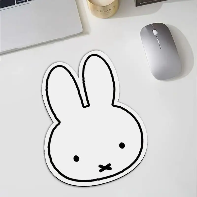 Desk Setup Ergonomic - Kawaii Miffy Rabbit Shaped Mouse Pad