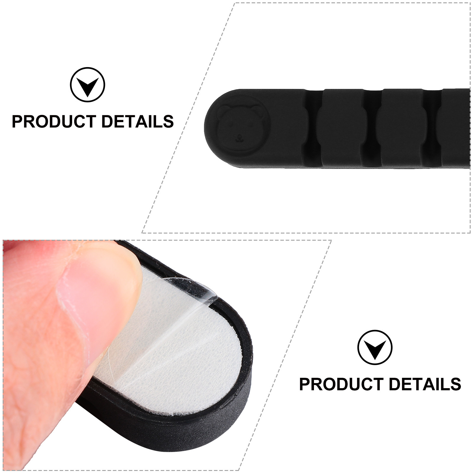 3Pcs Flexible Silicone Cable O - đánh giá và giá Desk Setup Headphones