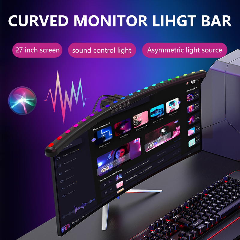 RGB Light Bar Monitor Smart Wi - đánh giá và giá Desk Setup For Office