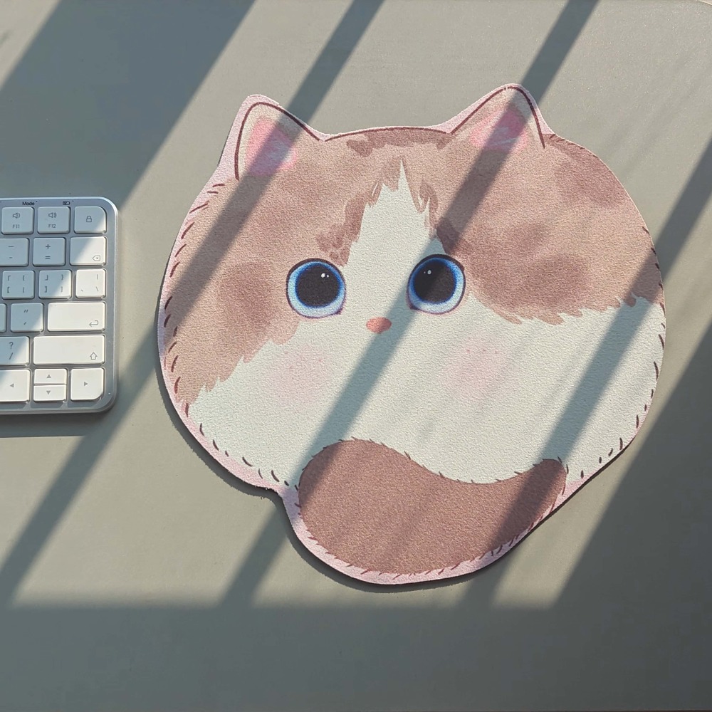 Kawaii Cat Mouse Pad Cute Anim - đánh giá và giá Desk Setup With Laptop