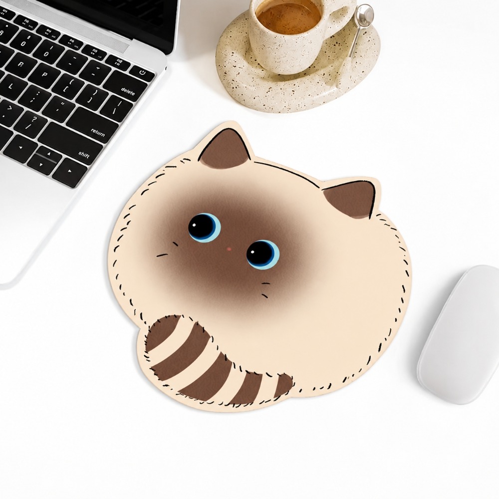 Kawaii Cat Mouse Pad Cute Anim - đánh giá và giá Desk Setup With Laptop