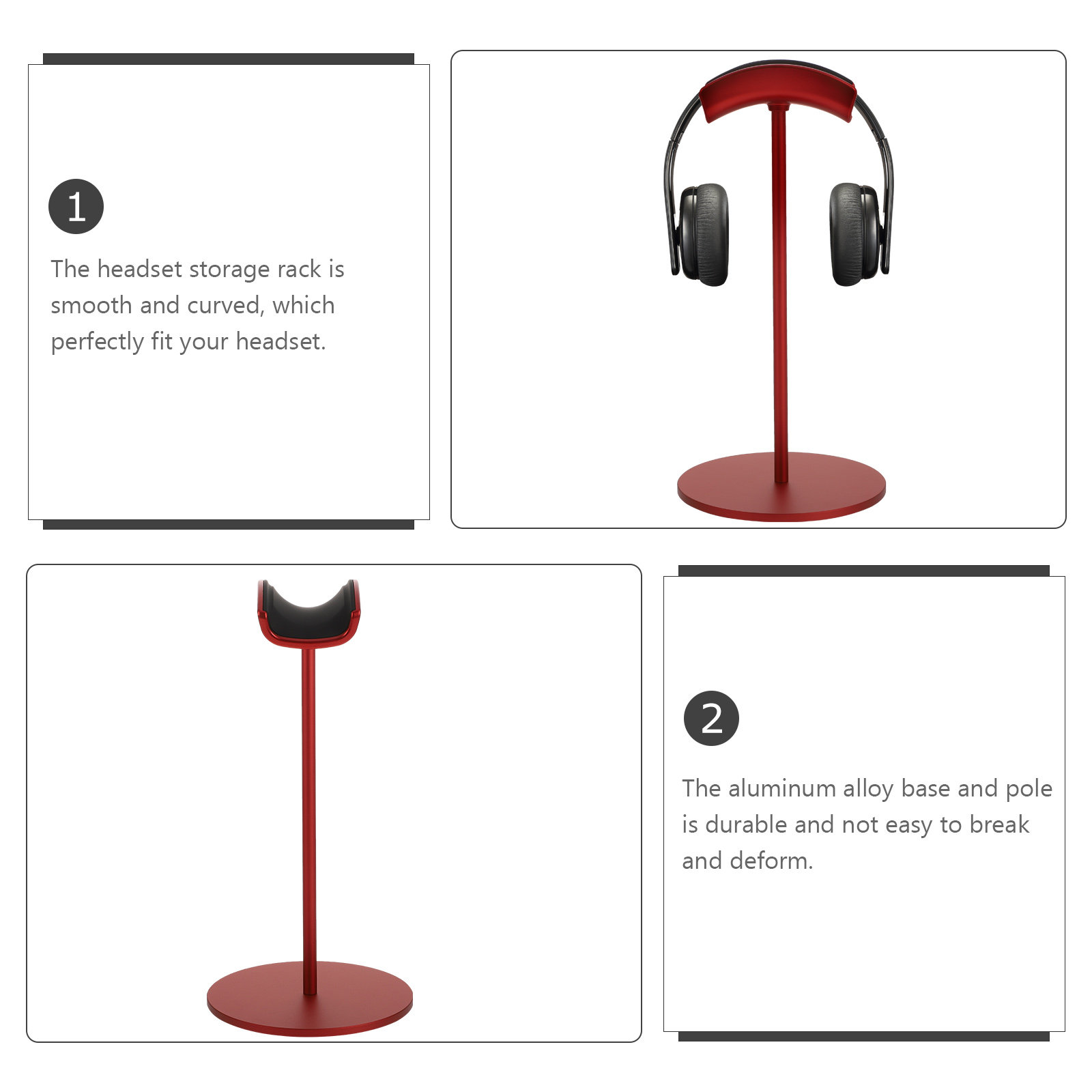 1Pcs Premium Headset Stand Woo - đánh giá và giá Desk Setup Headphones