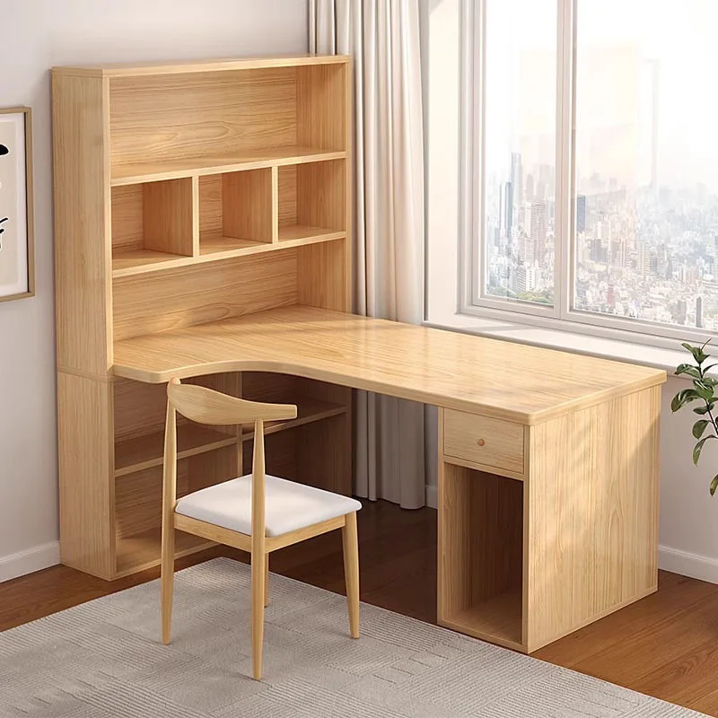 Computer desk L-shaped knee ta - đánh giá và giá L Shaped Desk Setup
