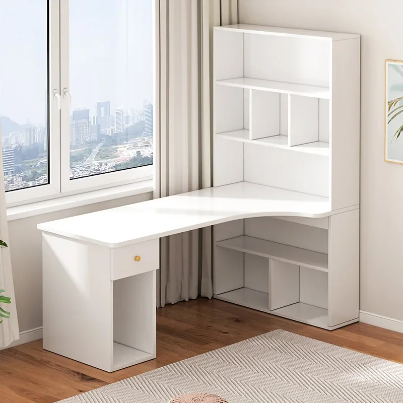 Computer desk L-shaped knee ta - đánh giá và giá L Shaped Desk Setup