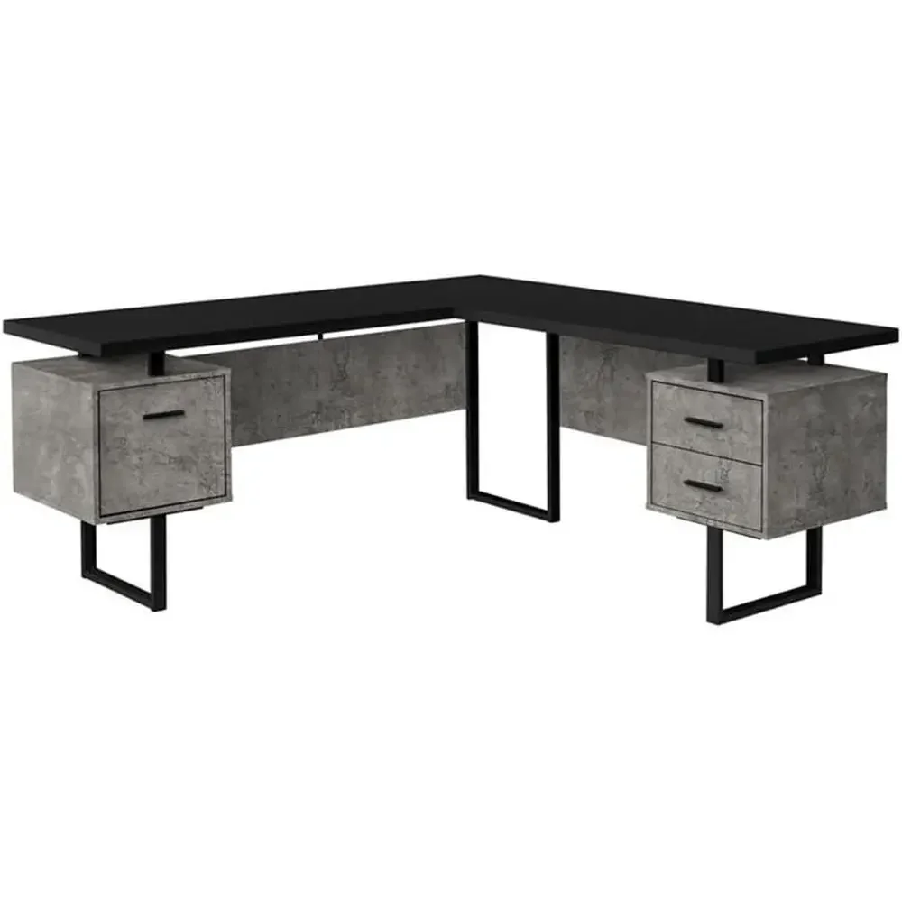 L-Shaped 70 Computer Desk with - đánh giá và giá L Shaped Desk Setup