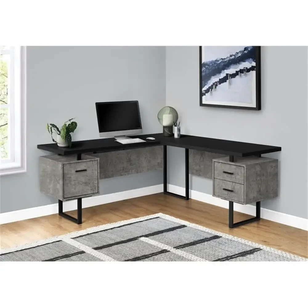 L-Shaped 70 Computer Desk with - đánh giá và giá L Shaped Desk Setup