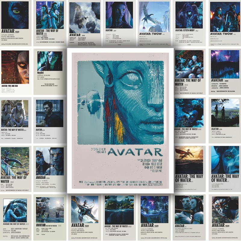 50pcs Avatar Movie Poster Stic - đánh giá và giá Desk Setup Poster