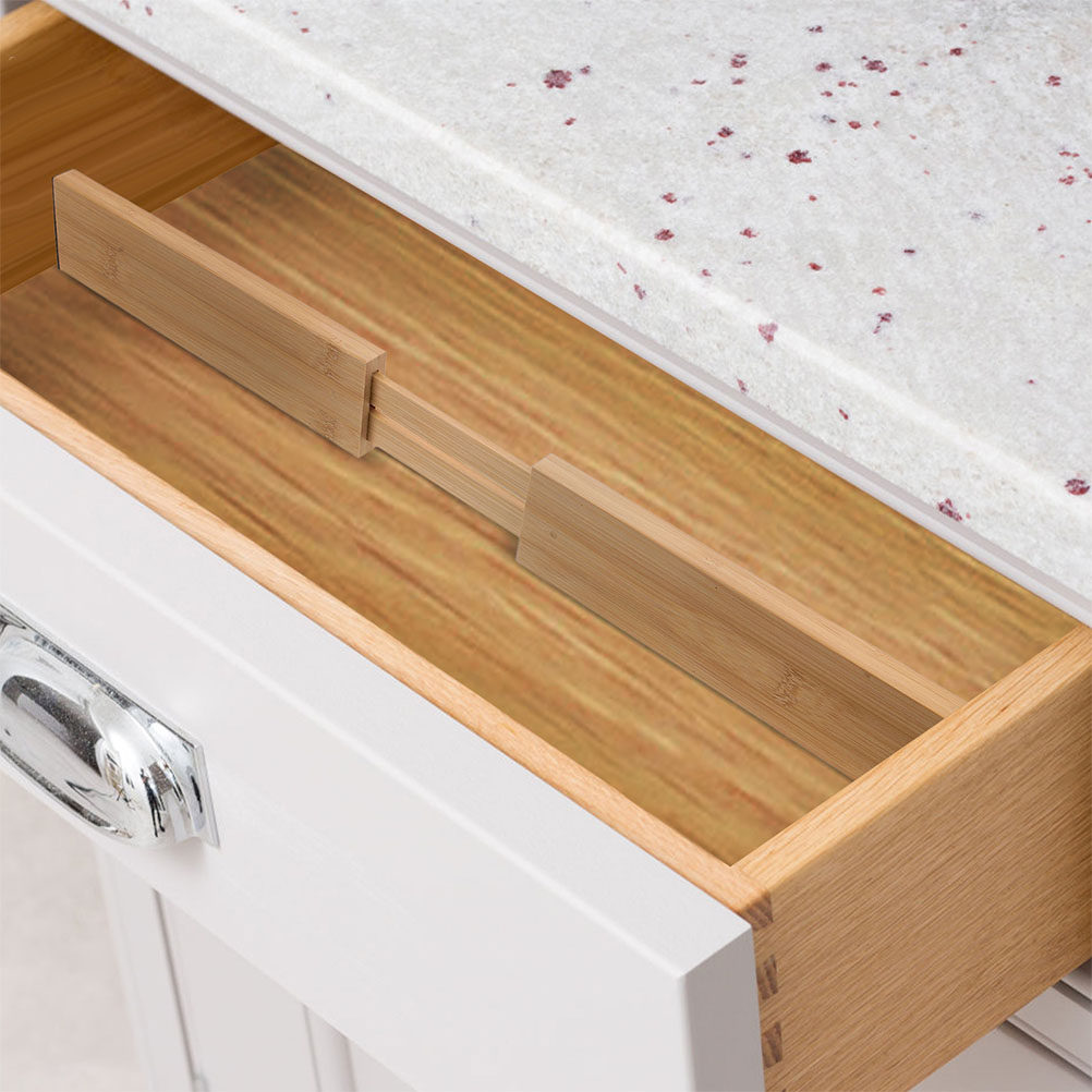 2Pcs Bamboo Drawer Dividers Ad - đánh giá và giá Drawer Organizer Bamboo