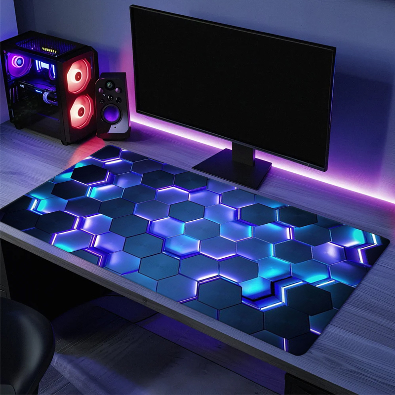 Large Gaming Mouse Pad Big Red - đánh giá và giá Desk Setup Red