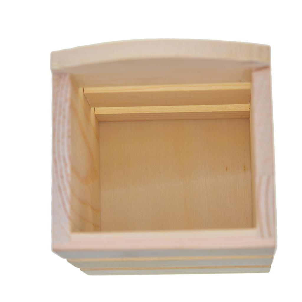Natural Wood Pen Holder Plain  - đánh giá và giá Desk Setup Minimal