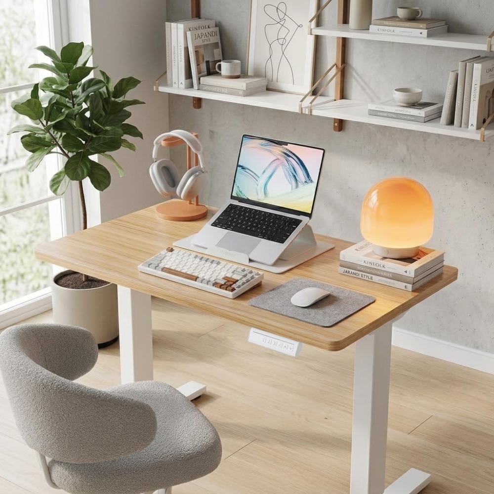 Small Electric Standing Desk A - đánh giá và giá L Shaped Desk Setup