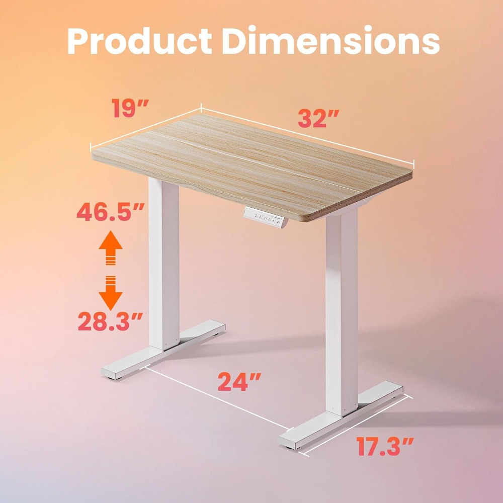 Small Electric Standing Desk A - đánh giá và giá L Shaped Desk Setup