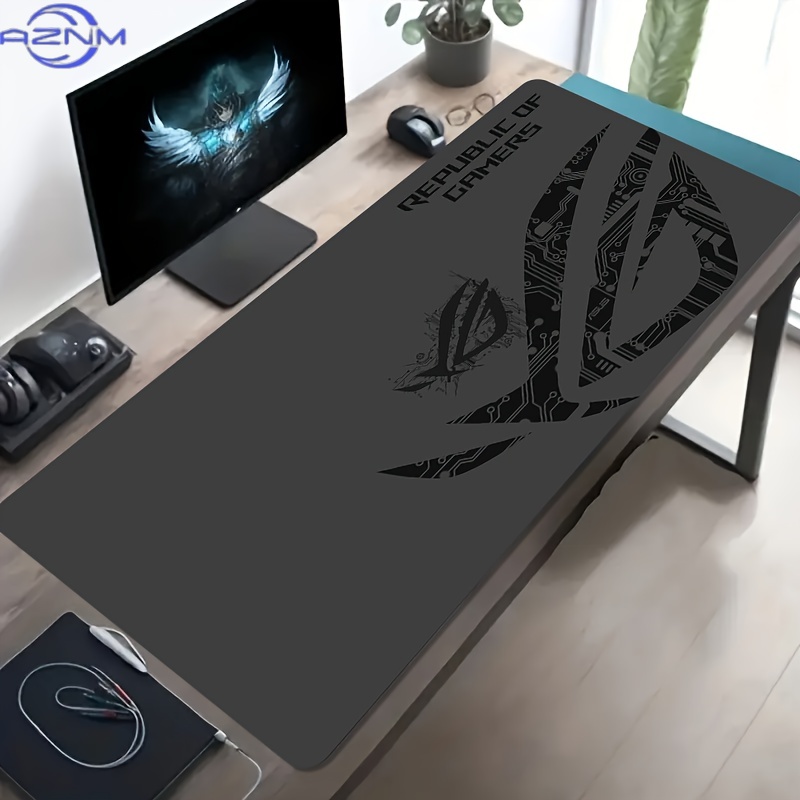 1pc Large Gaming Mouse Pad ROG - đánh giá và giá Desk Setup For Office