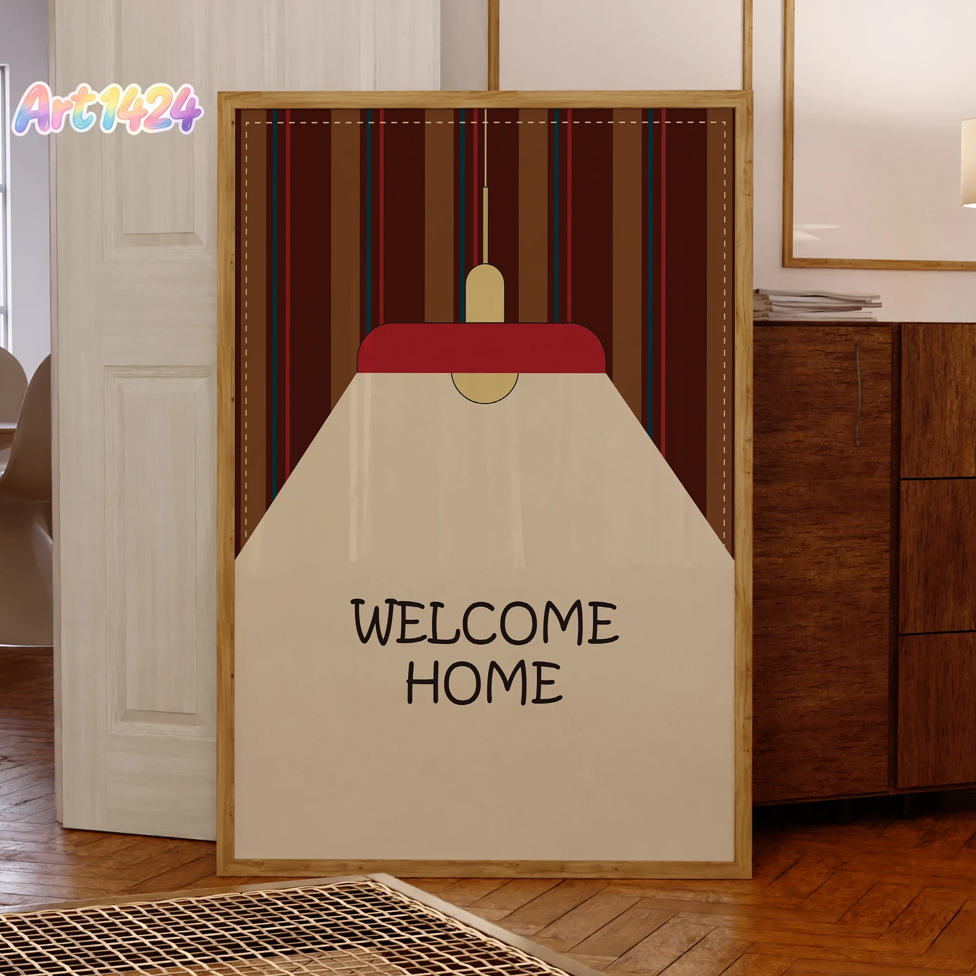 Modern Bauhaus Welcome Home De - đánh giá và giá Desk Setup Poster