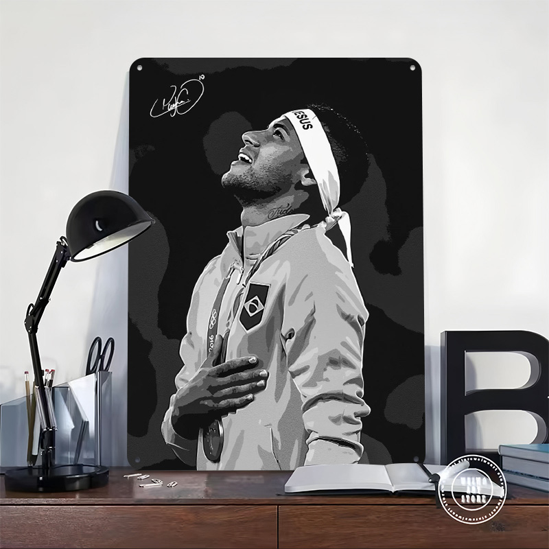 Neymar Jr. Portrait Poster Cus - đánh giá và giá Desk Setup Poster