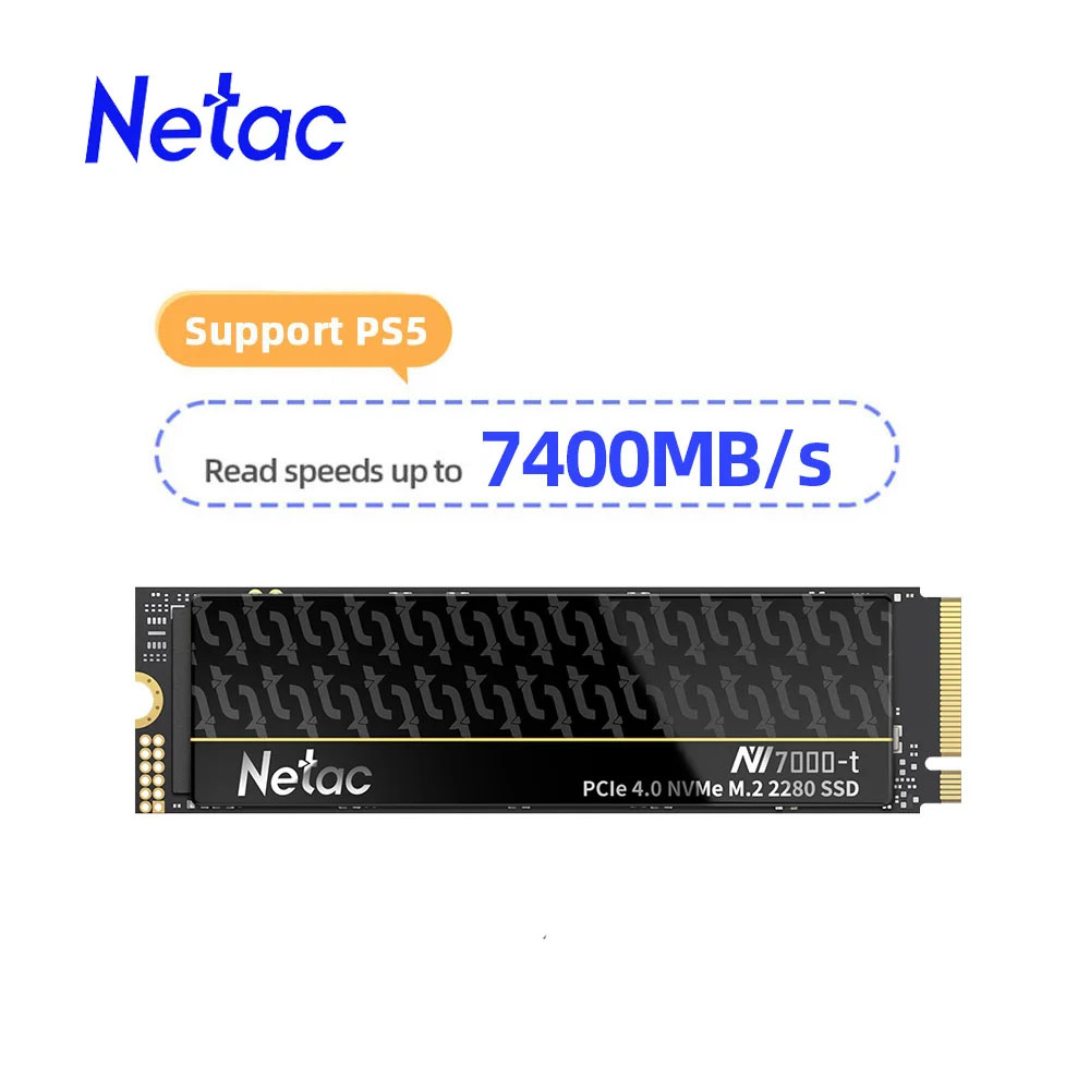 Netac SSD NVMe M2 2TB 4TB SSD  - đánh giá và giá Desk Setup Ps5
