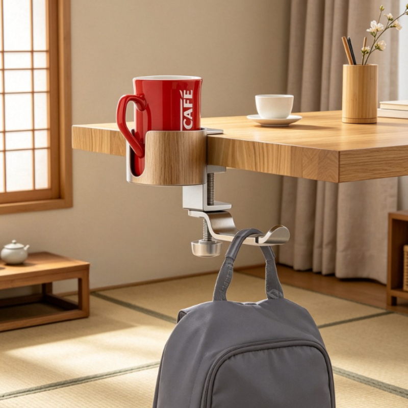 Premium Rotating Cup Holder Al - đánh giá và giá Desk Setup Headphones