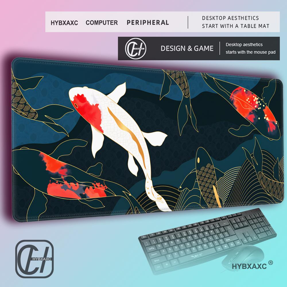 HYBXAXC Japanese Koi Fish Desk - đánh giá và giá Desk Setup Red