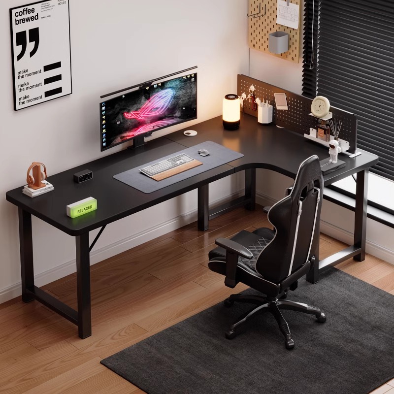 Computer desk Home corner tabl - đánh giá và giá L Shaped Desk Setup