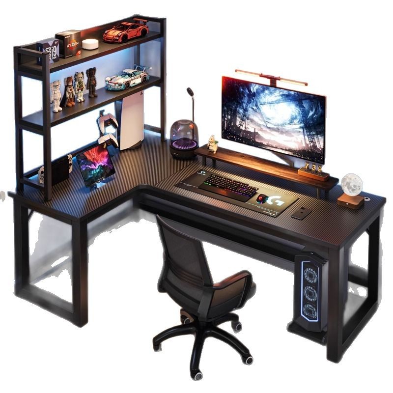 Computer desk Home corner tabl - đánh giá và giá L Shaped Desk Setup