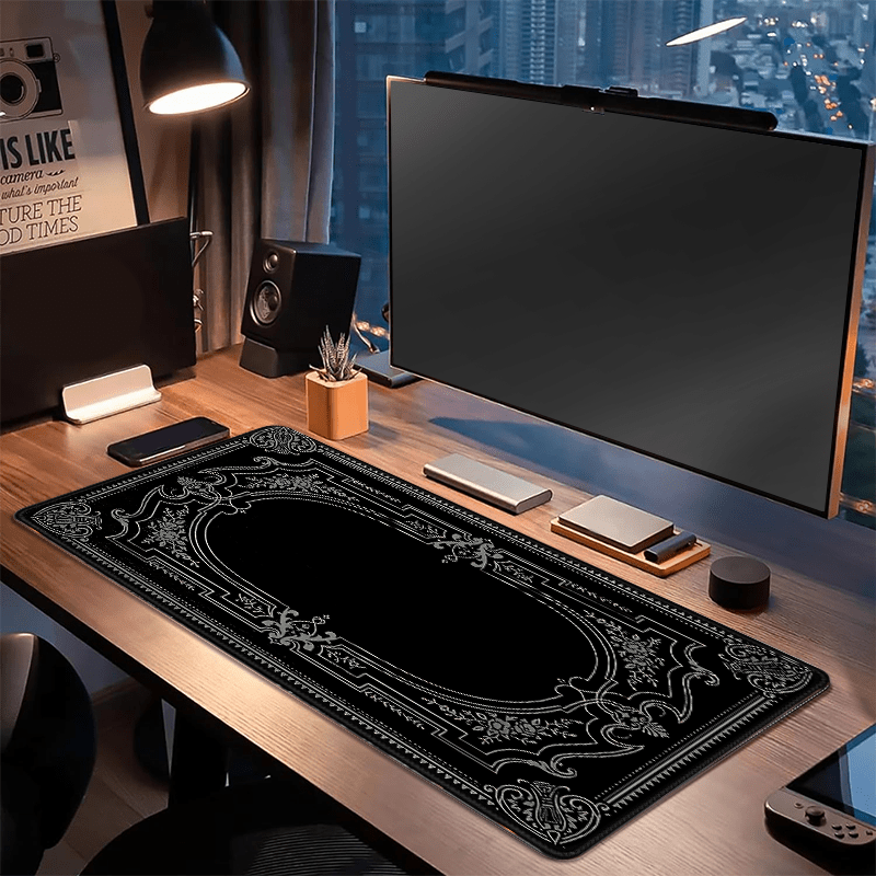 XXL Large Gaming Mouse Pad Des - đánh giá và giá Desk Setup With Laptop