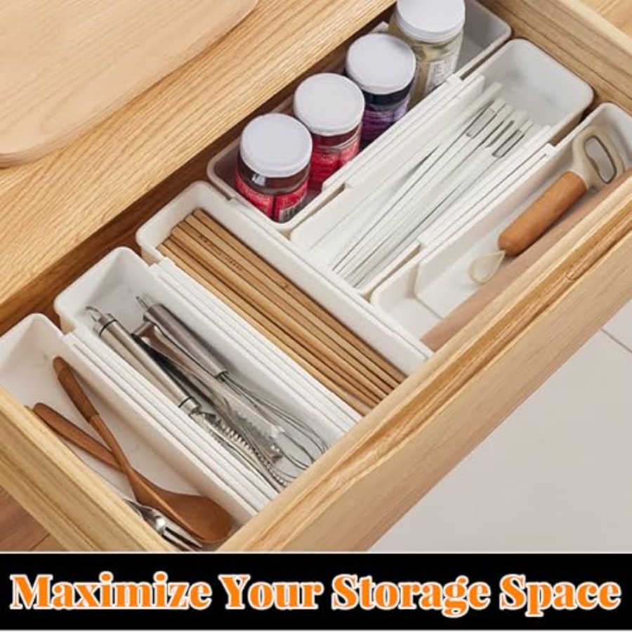 Expandable Drawer Organizer fo - đánh giá và giá Drawer Organizer Bamboo