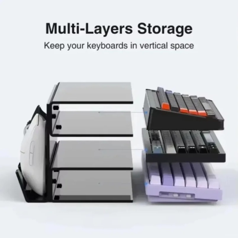 Keyboard Display Stand 3 Tier  - đánh giá và giá Desk Setup Gaming