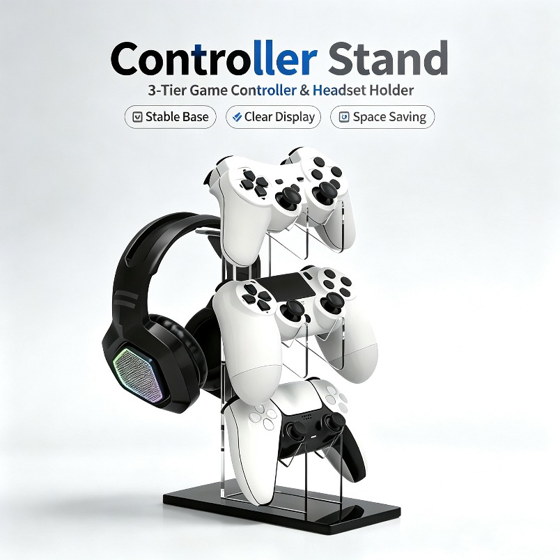 Controller Stand 3 Tier Headph - đánh giá và giá Desk Setup Headphones