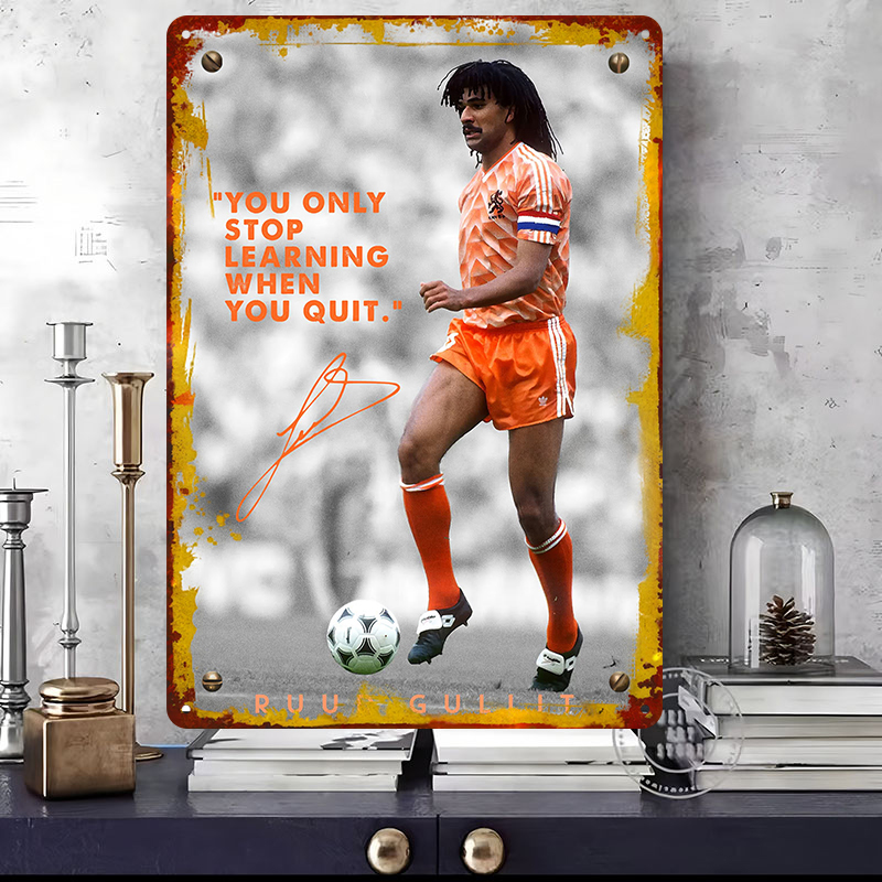 Ruud Gullit Football Player Wa - đánh giá và giá Desk Setup Poster