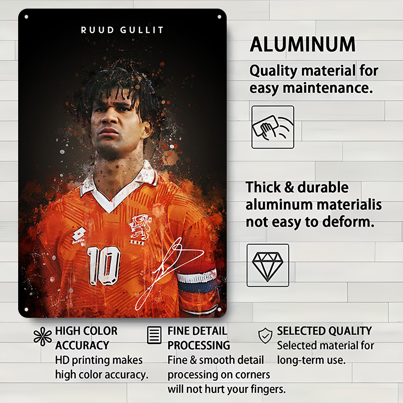 Ruud Gullit Football Player Wa - đánh giá và giá Desk Setup Poster