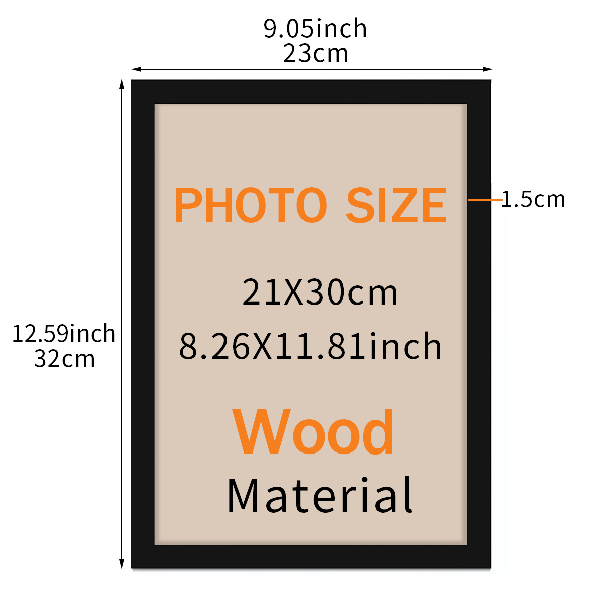 A4 Wooden Photo Frame Anime Be - đánh giá và giá Desk Setup Poster