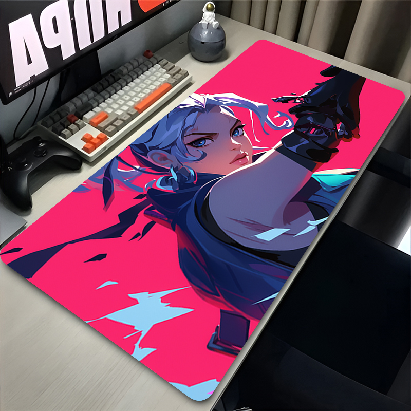 Mouse Pad Hot Game Valorant Je - đánh giá và giá Desk Setup Ergonomic