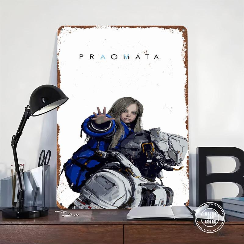 Pragmata Game Character Metal  - đánh giá và giá Desk Setup Poster
