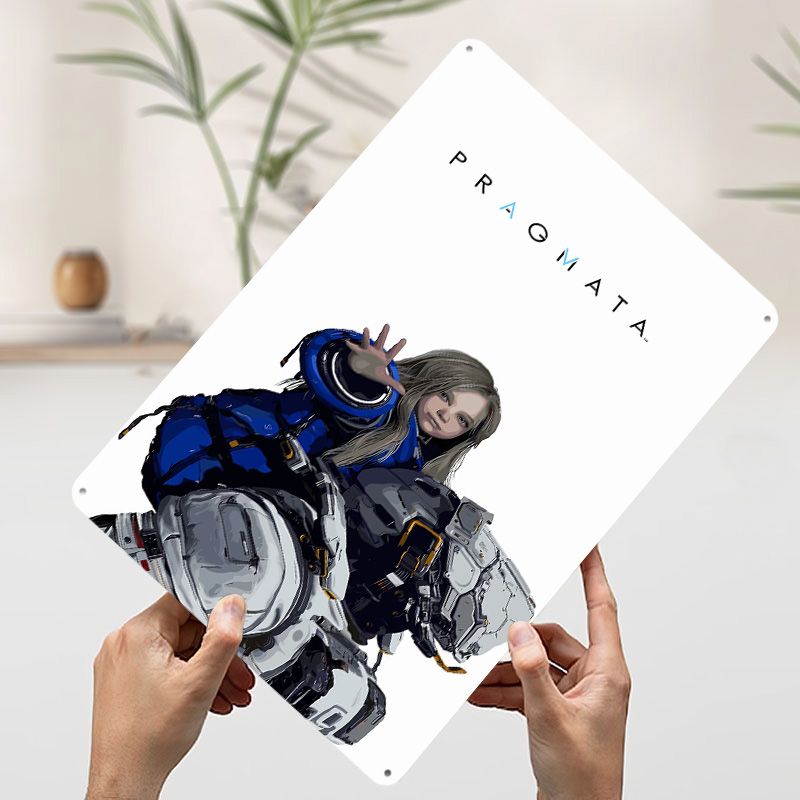 Pragmata Game Character Metal  - đánh giá và giá Desk Setup Poster