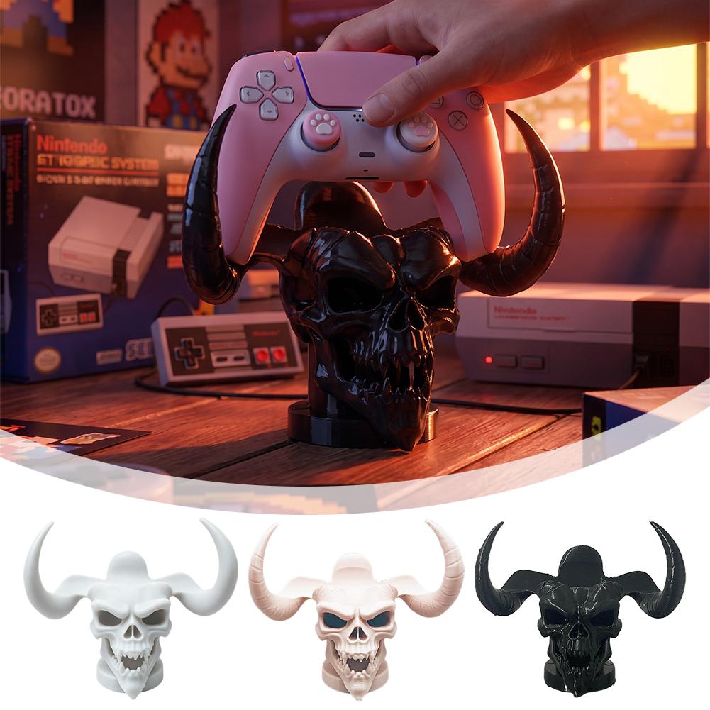 Unique Devil Skull Horn Contro - đánh giá và giá Desk Setup Gaming