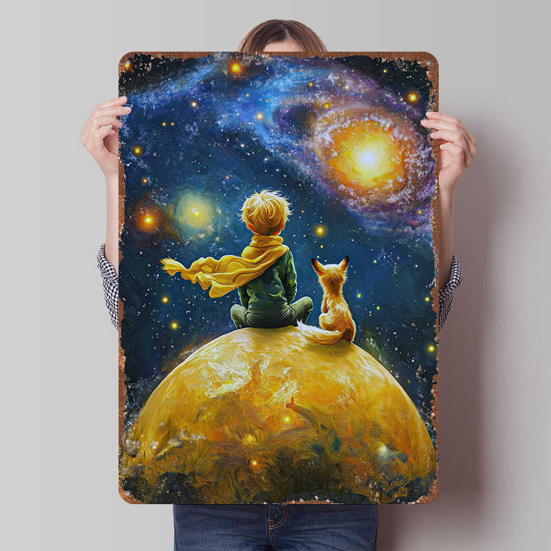 The Little Prince and Fox Prin - đánh giá và giá Desk Setup Poster
