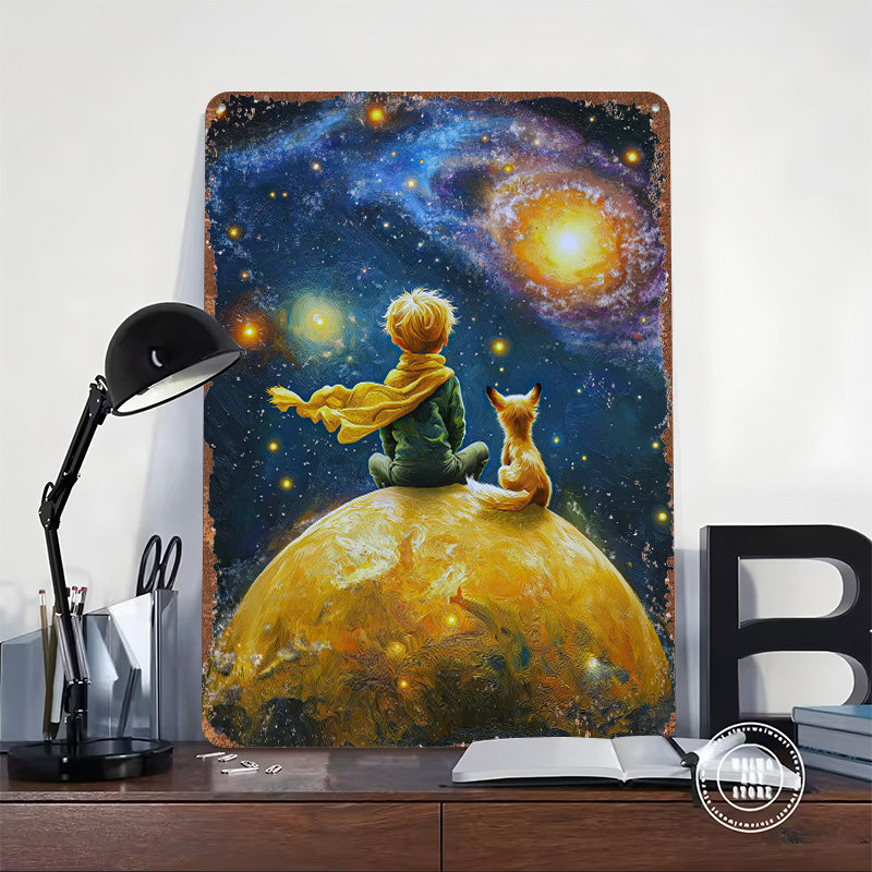 The Little Prince and Fox Prin - đánh giá và giá Desk Setup Poster