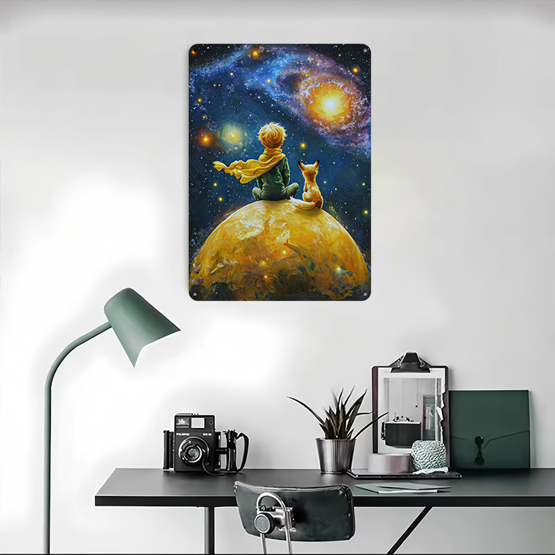 The Little Prince and Fox Prin - đánh giá và giá Desk Setup Poster