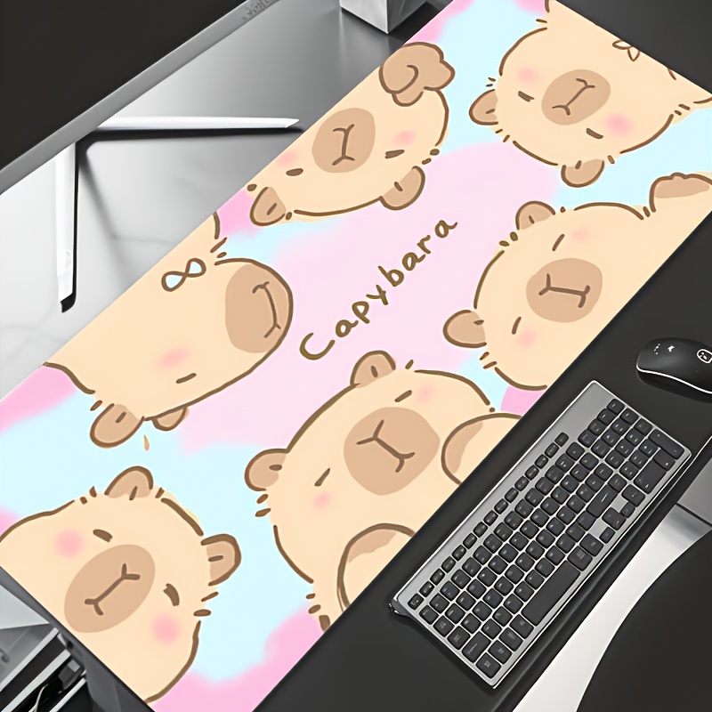 Stylish Cute Cartoon Capybara  - đánh giá và giá Desk Setup For Office