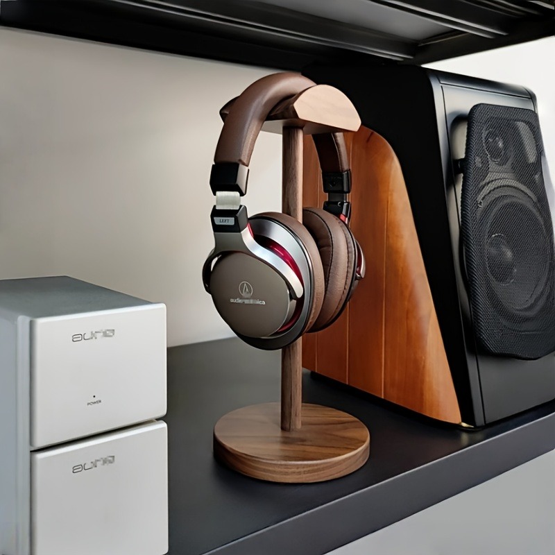 PGY Wooden Headphone Stand Erg - đánh giá và giá Desk Setup Headphones