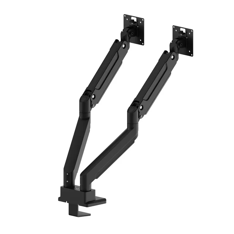 Dual Arm Monitor Mount Heavy D - đánh giá và giá Desk Setup Dual Monitor