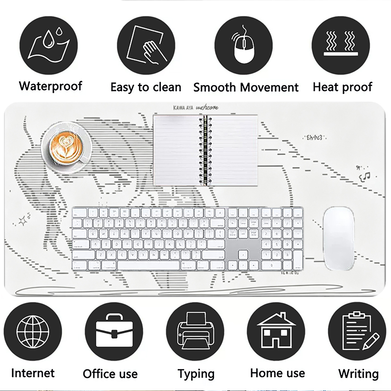1Pcs Leather Mouse Pad Anime A - đánh giá và giá Desk Setup Ergonomic