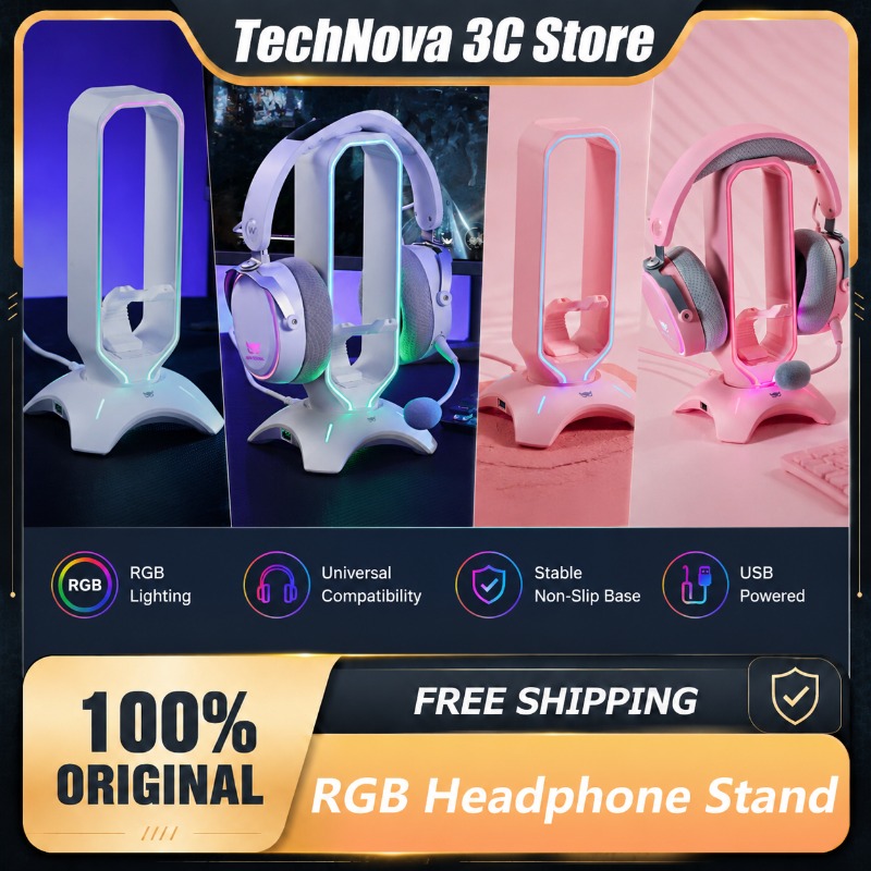 Waizowl RGB Headphone Stand Ga - đánh giá và giá Desk Setup Headphones